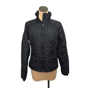 Columbia Jacket Women's Size Medium Black Titanium Quilted‎ Mock Neck Full Zip